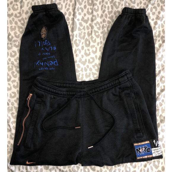 NIKE LIL' PENNY DRI-FIT PREMIUM PANTS BLACK DA6755-010 MEDIUM - Picture 1 of 7